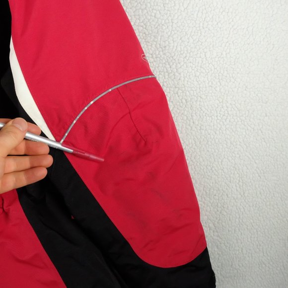 Polaris Winter Jacket Womens Small Red Black Snowmobile Outdoor Hiking - Picture 12 of 12